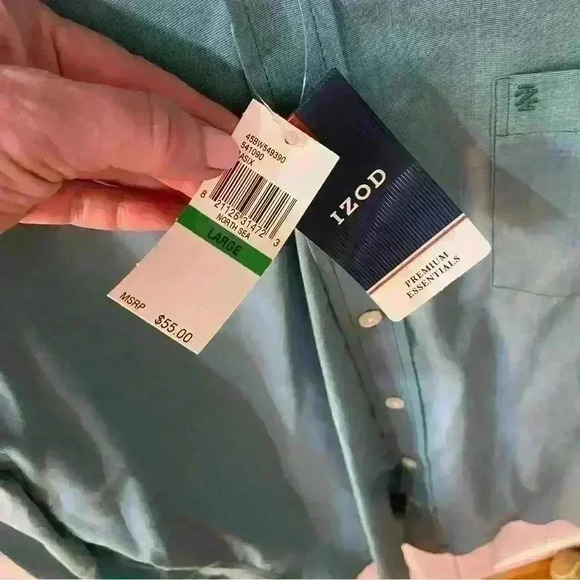 Izod button down. Slim fit. Size L - Picture 2 of 4